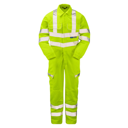 Pulsar Protect Hi Vis Yellow Coverall P349