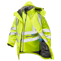 Pulsar Protect Hi Vis 7-in-1 Storm Coat & Body Warmer P487