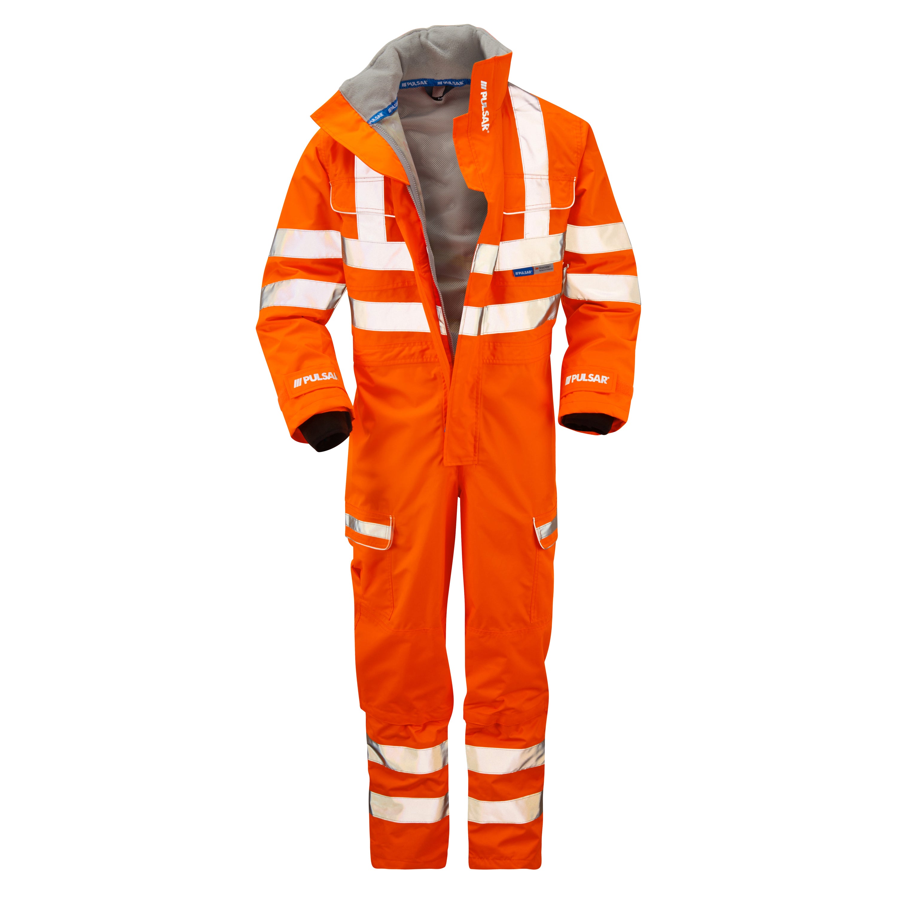 Pulsar Protect Hi-Vis Orange Coverall Rail Spec PR505 | Start