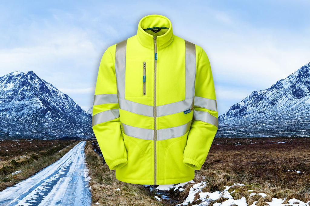 Pulsar Protect Hi Vis Yellow Interactive Fleece Jacket P507