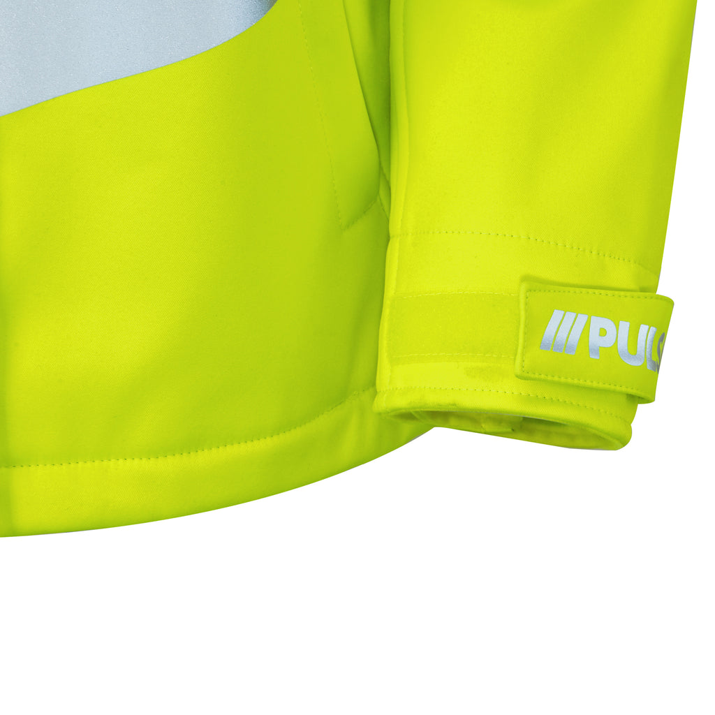 Pulsar Protect Ladies Hi Vis Yellow Soft Shell Jacket P706