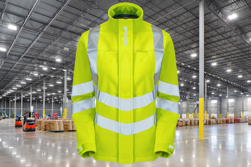 Pulsar Protect Ladies Hi Vis Yellow Soft Shell Jacket P706