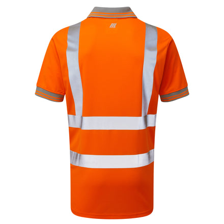 Pulsar Protect Rail Spec Hi Vis Orange Polo Shirt PR176