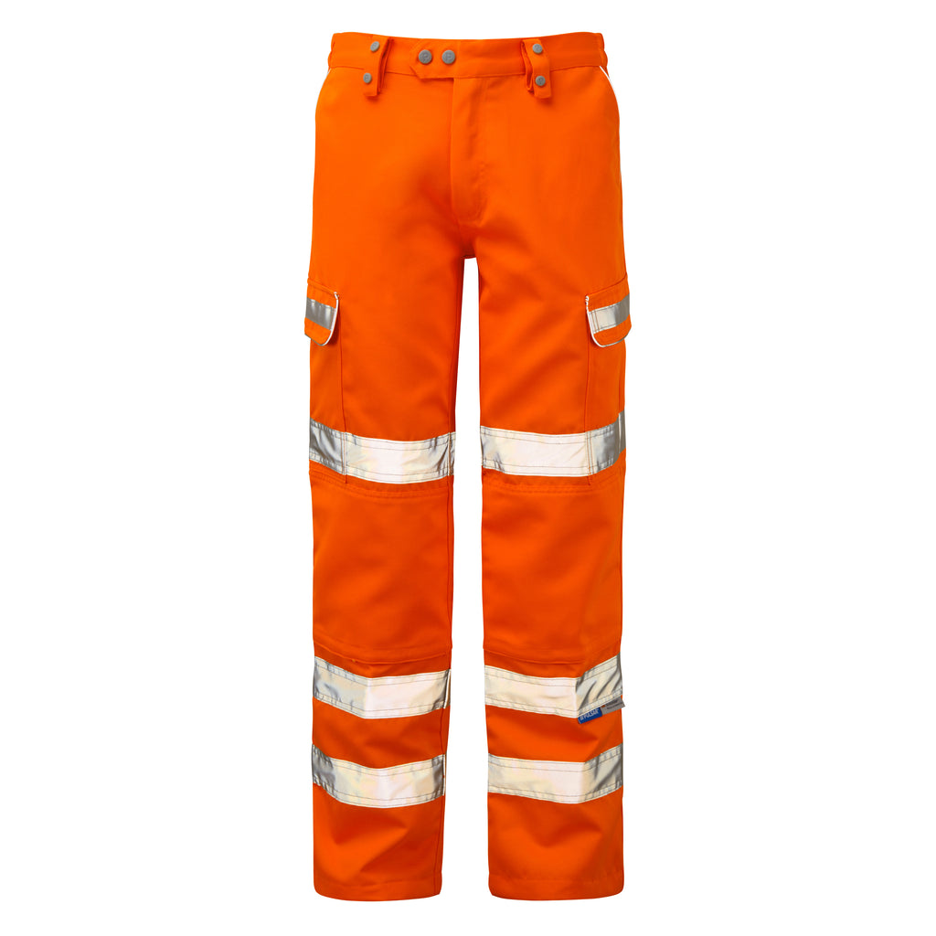 Pulsar Protect Hi Vis Orange Rail Spec Combat Trouser PR336