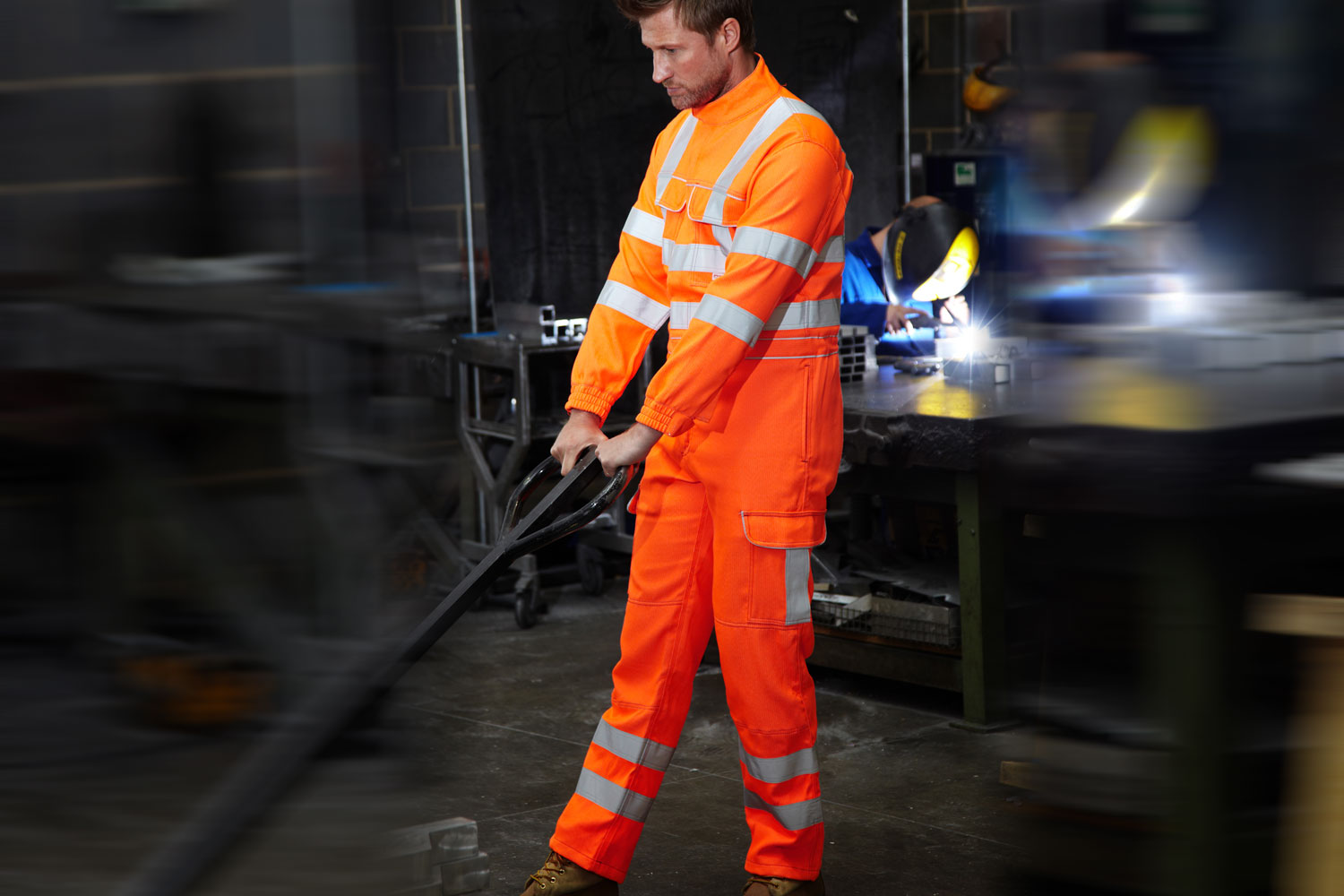 希少 J2 FC琉球 長袖 トレーニングウェア ピステ 沖縄 蛍光オレンジ Pulsar Protect Hi-Vis Orange Combat Coverall Rail Spec PR339
