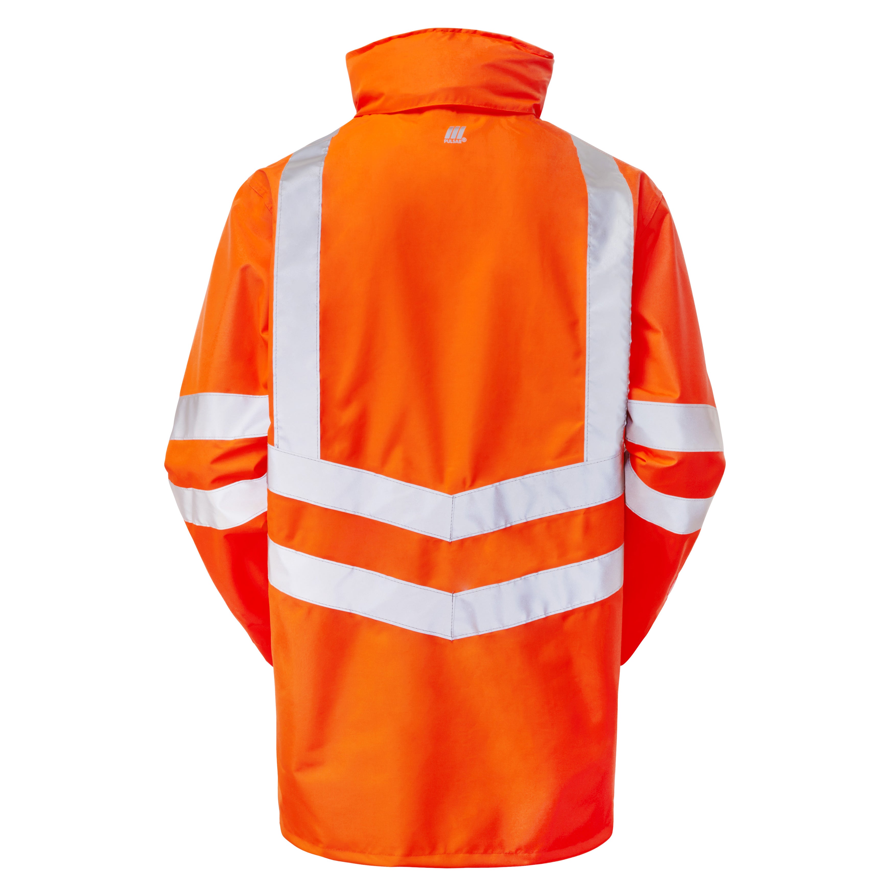 Pulsar Protect Rail Spec Waterproof Padded Storm Coat Orange PR502