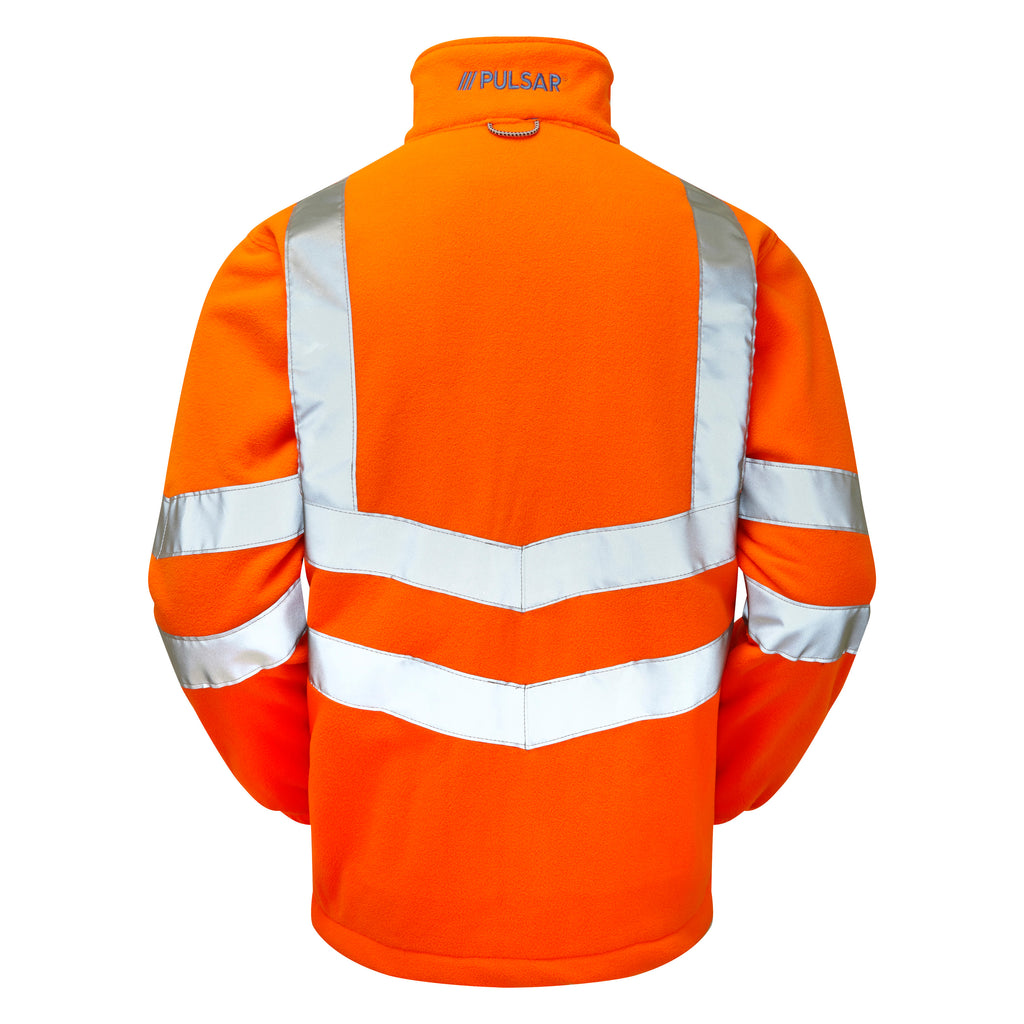 Pulsar Protect Hi Vis Orange Interactive Fleece Jacket PR508