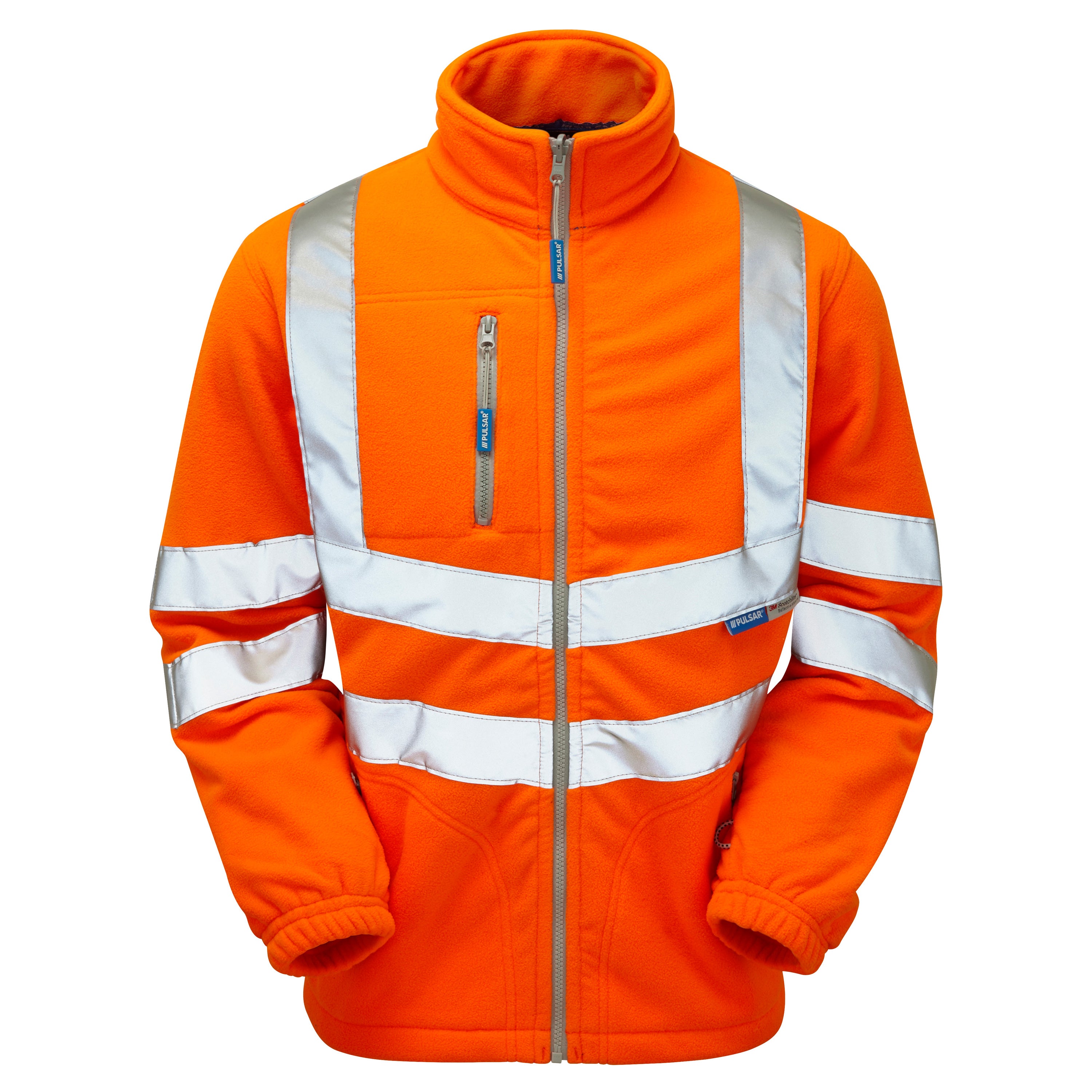 Pulsar Protect Hi-Vis Orange Interactive Fleece Jacket PR508