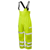 Pulsar Protect Hi Vis Yellow Waterproof Salopettes P521