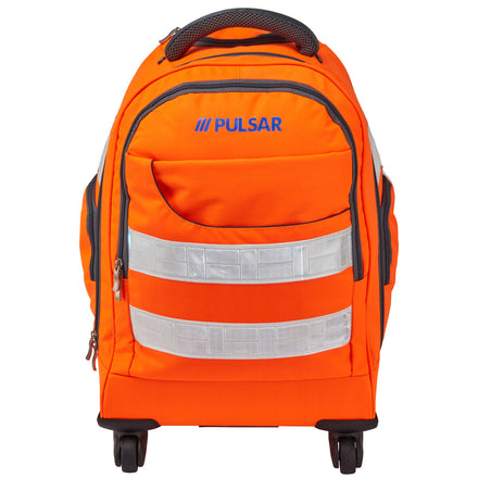 Pulsar Protect High Vis Orange Trolley Back Pack PR545