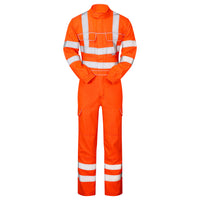 Pulsar Electric FR AST ARC Hi Vis Orange Combat Coverall PRARC05