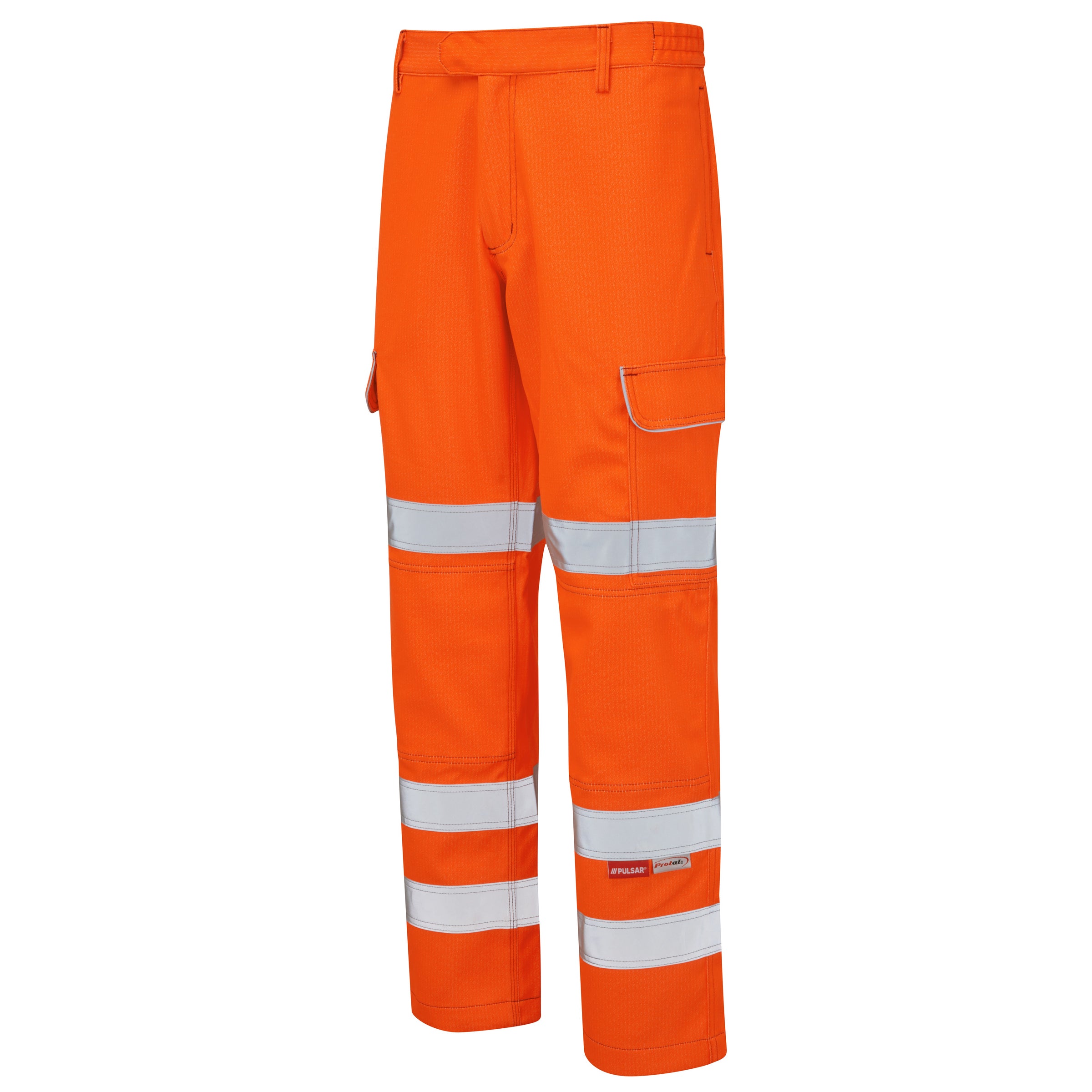 Pulsar Electric Arc Flash Fire Retardant Antistatic Hi Vis Orange Combat Trouser PRARC07