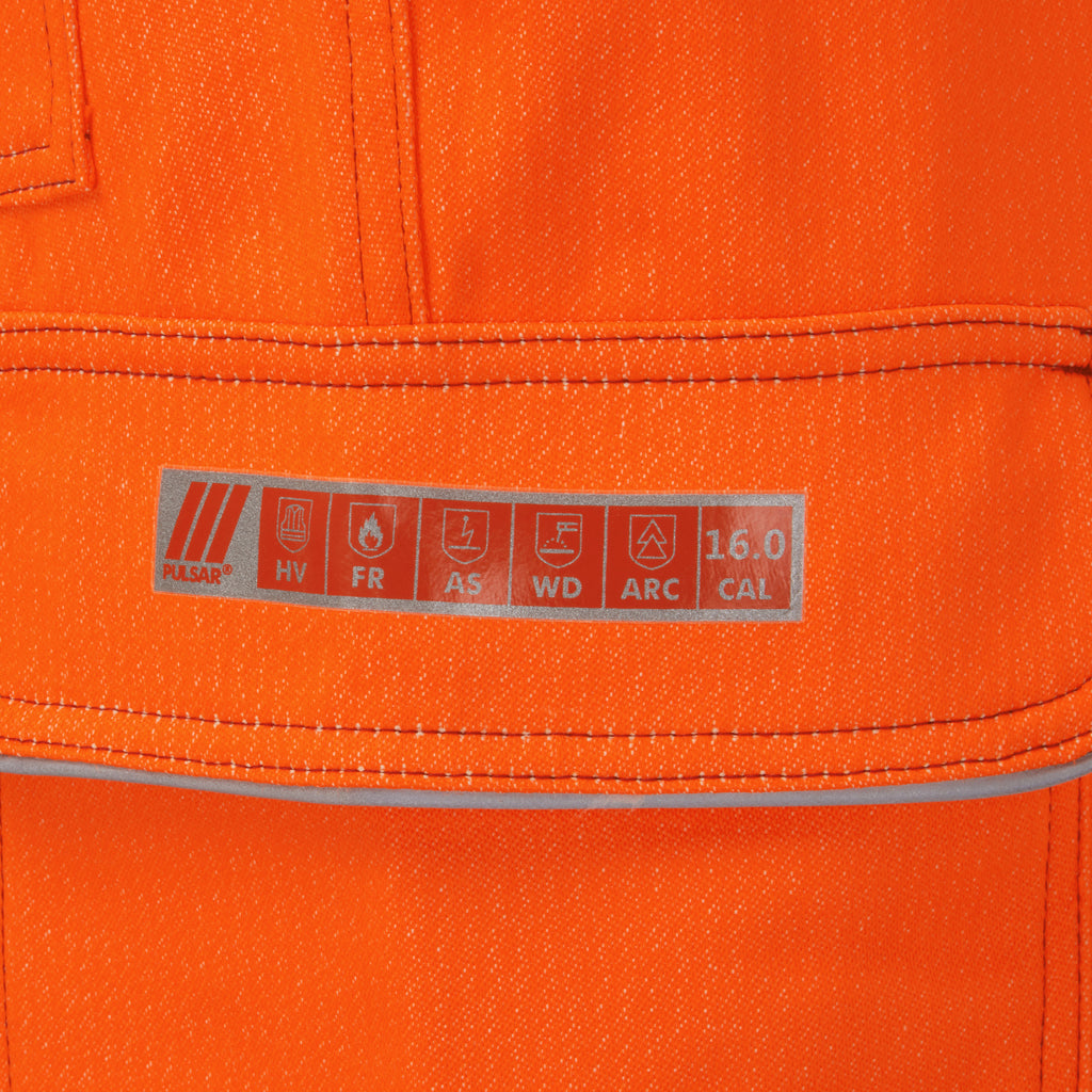 Pulsar Electric FR AST ARC Hi Vis Orange Combat Trouser PRARC07