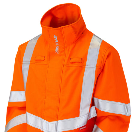 Pulsar Electric ARC Hi Vis Orange Storm Coat PRARC09