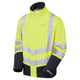 Pulsar Protect Mens Hi-vis Yellow/Navy Blue Two Tone Interactive Softshell Jacket P306