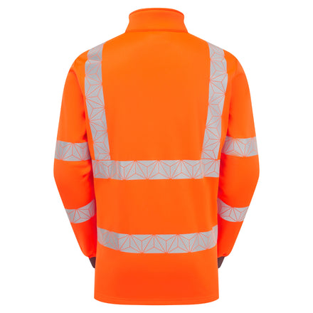 PULSAR React Hi-vis Orange 1/4 Zip Sweater RCT805
