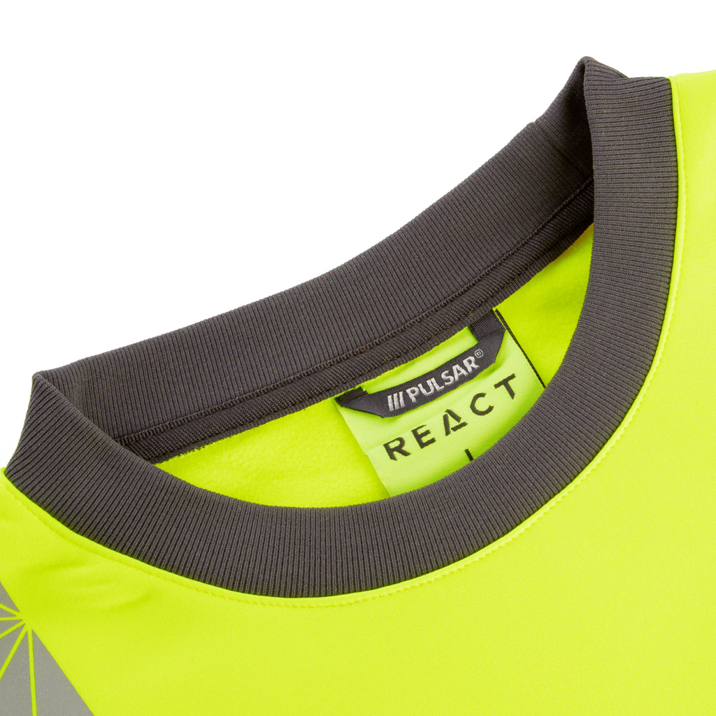 PULSAR React Hi-vis Yellow Sweater RCT806