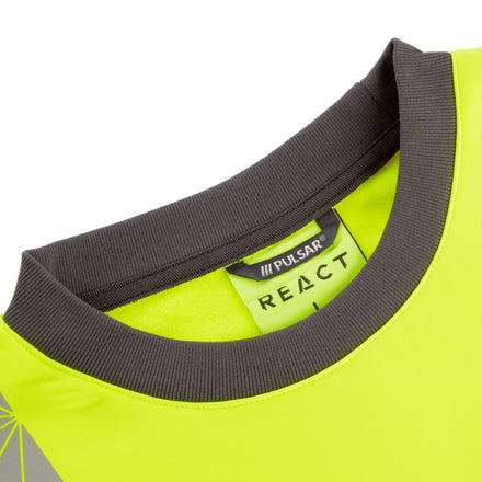 PULSAR React Hi-vis Yellow Sweater RCT806