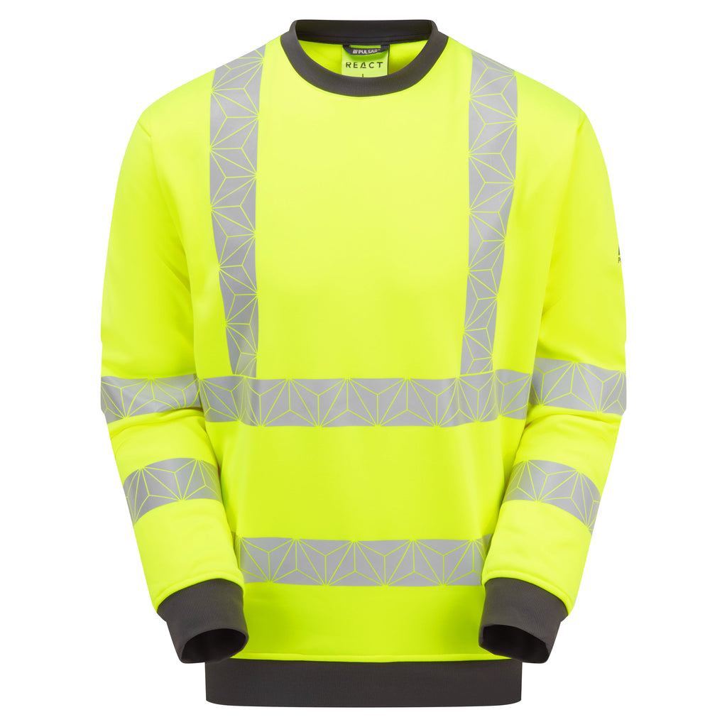 PULSAR React Hi-vis Yellow Sweater RCT806