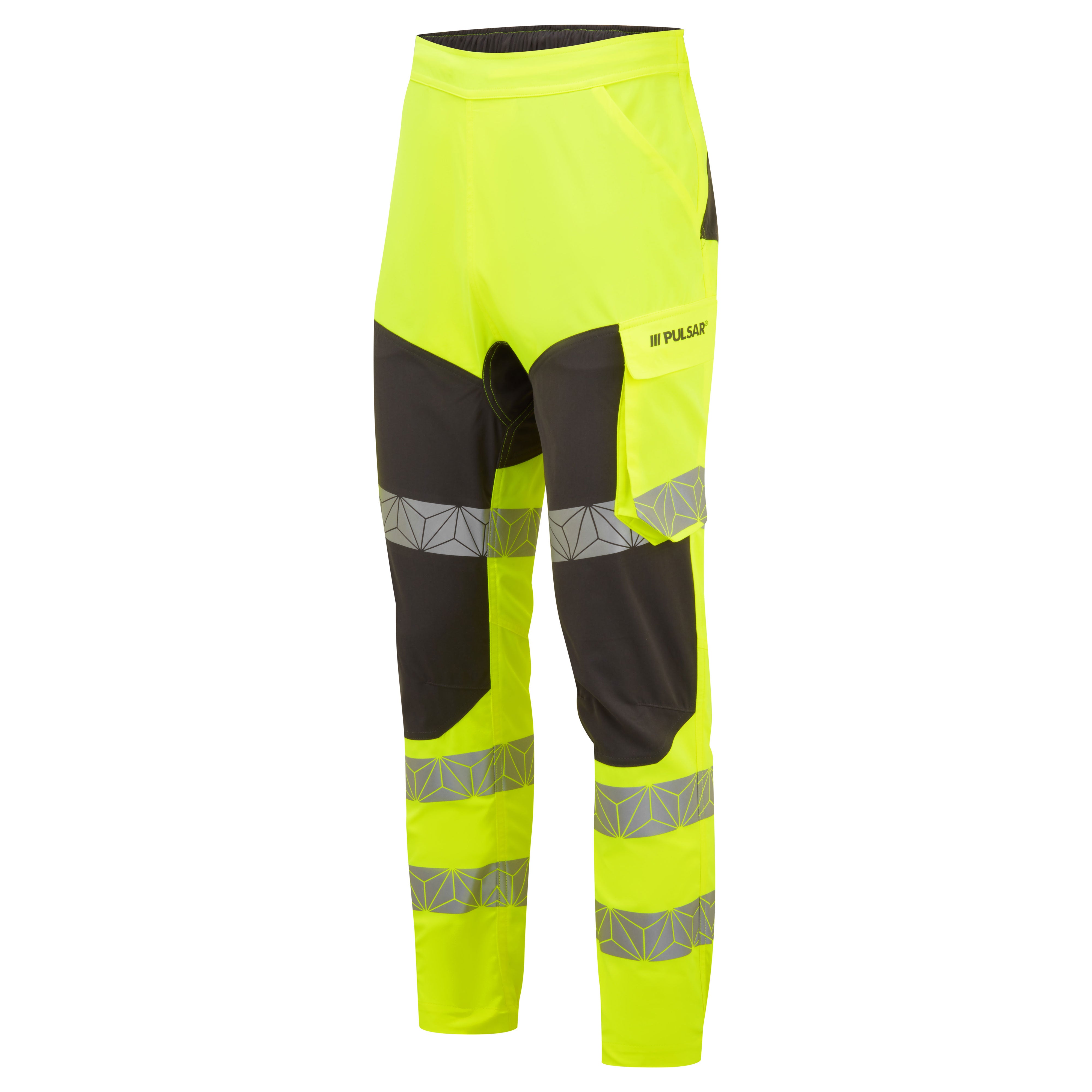 PULSAR React Hi-vis Yellow/Grey Combat Trousers RCT810 | Start Safety UK