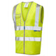 Pulsar Protect Hi-Vis Yellow Zip Up Vest P197