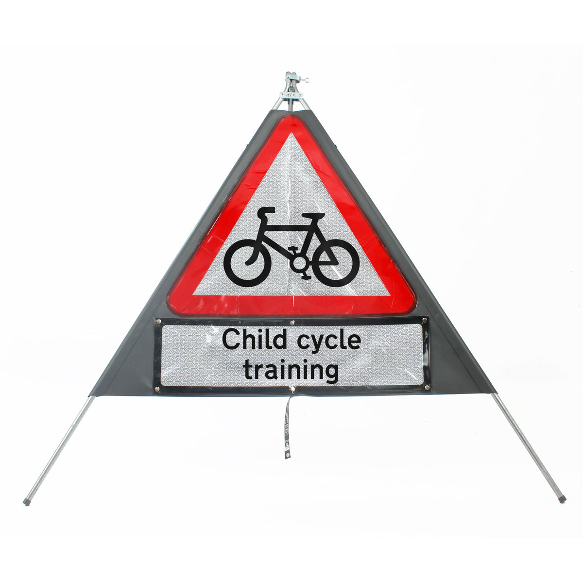 K Cycle Sign Cycle Route Ahead Roll-Up Sign | Dia. 950 | RA1 | Start Safety UK
