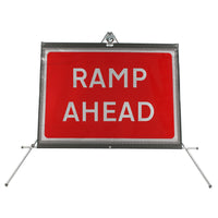 Ramp Ahead dia. 7010 - Roll Up Sign / RA1 | 1050x750mm