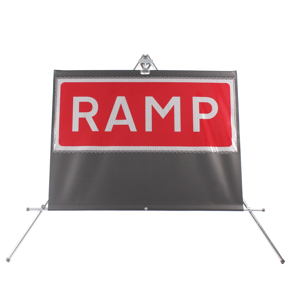 Ramp dia. 7013 - Roll Up Sign / RA1 | 1050x450mm