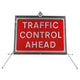 Traffic Control Ahead dia. 7010.1 - Roll Up Sign / RA1 | 1050x750mm