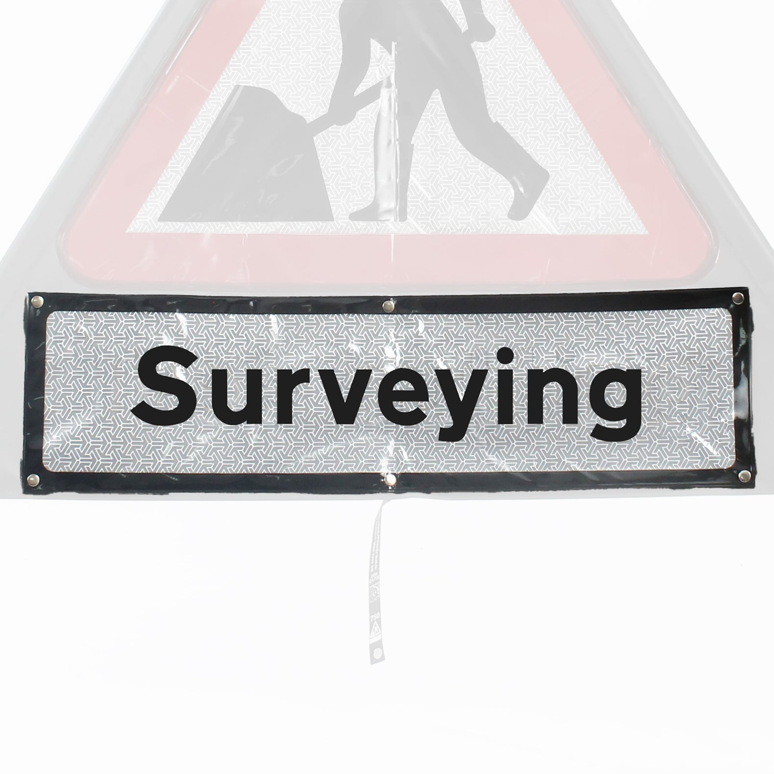 Roll Up 'Surveying' Supplementary Plate Only – Start Safety UK