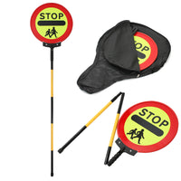 Stop Children Crossing Sign | Lollipop Sign 450mm Collapsible