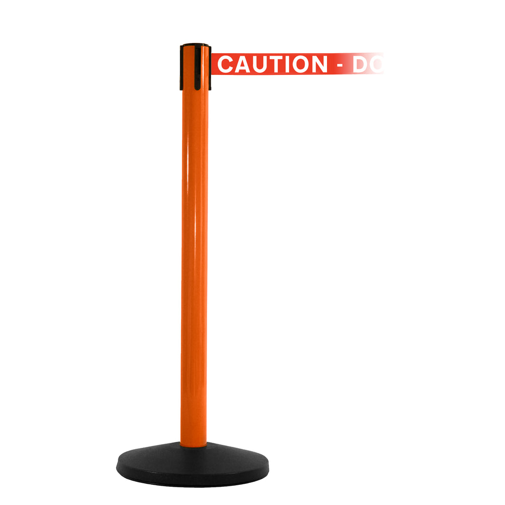 SafetyMaster 450 3.4m x 50mm Belt Barrier System (Orange / Caution Do Not Enter | Red-White)