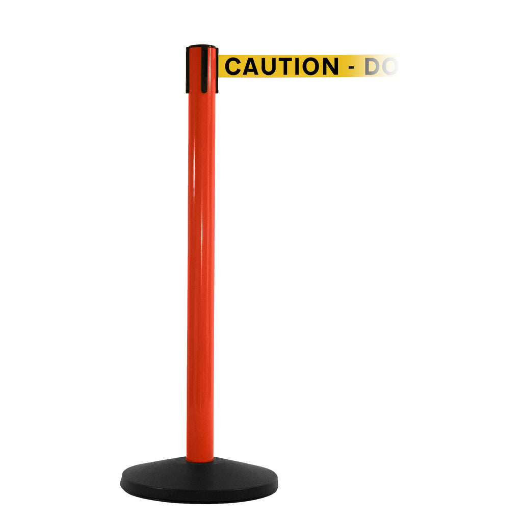 SafetyMaster 450 3.4m x 50mm Belt Barrier System (Red / Caution Do Not Enter | Yel-Blk)