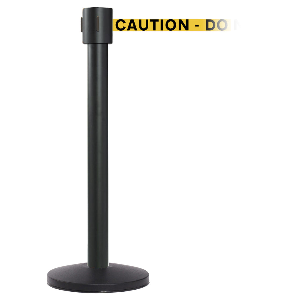 SafetyPro 335 10.6m x 50mm Belt Barrier System (Black / Caution Do Not Enter | Yel-Blk)