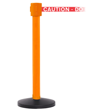 SafetyPro 335 10.6m x 50mm Belt Barrier System (Orange / Caution Do Not Enter | Red-White)