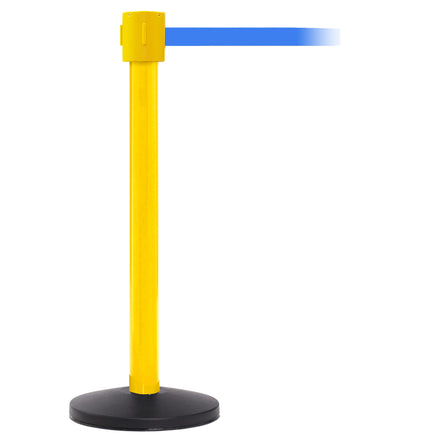 SafetyPro 335 10.6m x 50mm Belt Barrier System (Yellow / Blue)