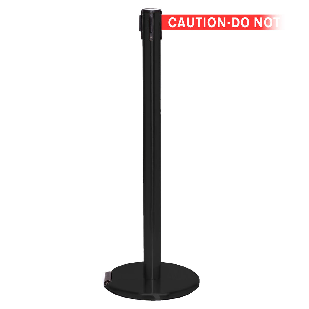 RollerPro 250 3.4m x 50mm Belt Barrier System (Black / Caution Do Not Enter | Red-White)