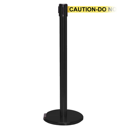 RollerPro 250 3.4m x 50mm Belt Barrier System (Black / Caution Do Not Enter | Yel-Blk)