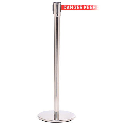 QueuePro 201 3.4m x 50mm Belt Barrier System (Danger Keep Out | Red-White)