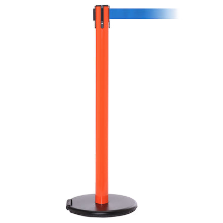 RollerSafety 250 3.4m x 50mm Belt Barrier System (Orange / Blue)