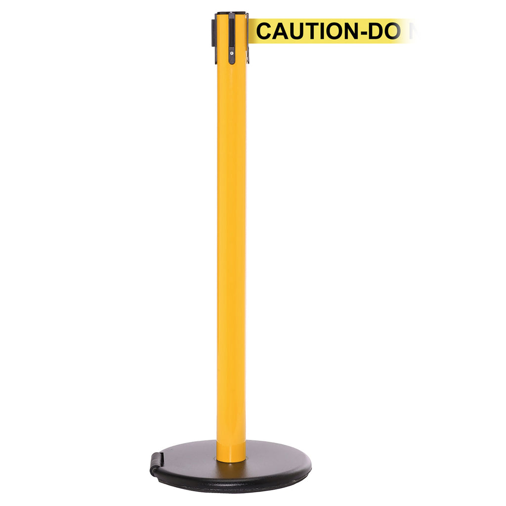 RollerSafety 250 3.4m x 50mm Belt Barrier System (Yellow / Caution Do Not Enter | Yel-Blk)