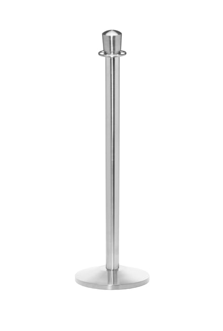 RopeMaster Rope Barrier Post Polished Chrome Or Brass (Satin Stainless / Crown)