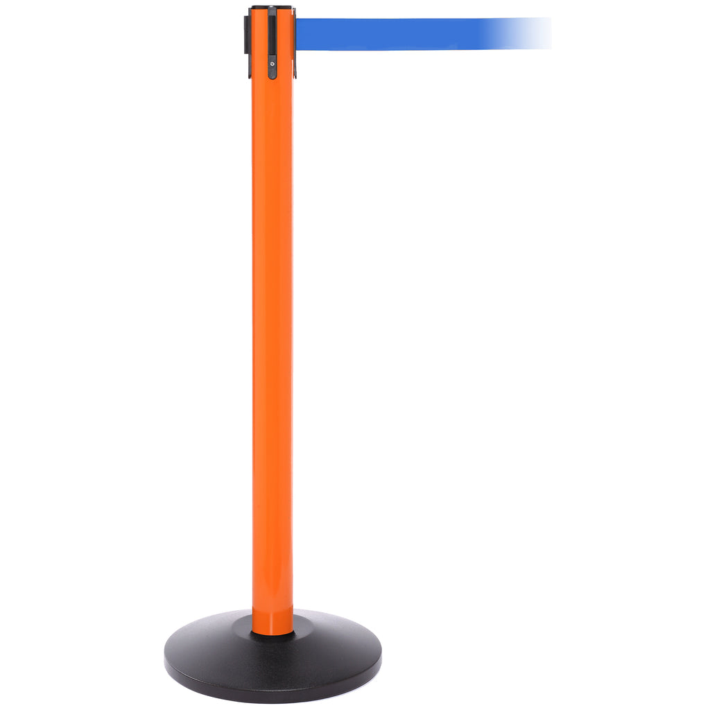 SafetyPro 250 3.4m x 50mm Belt Barrier System (Orange / Blue)