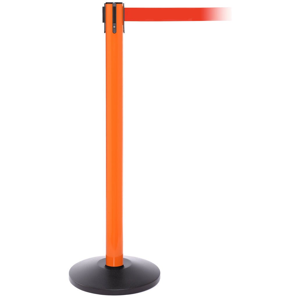 SafetyPro 250 3.4m x 50mm Belt Barrier System (Orange / Red)