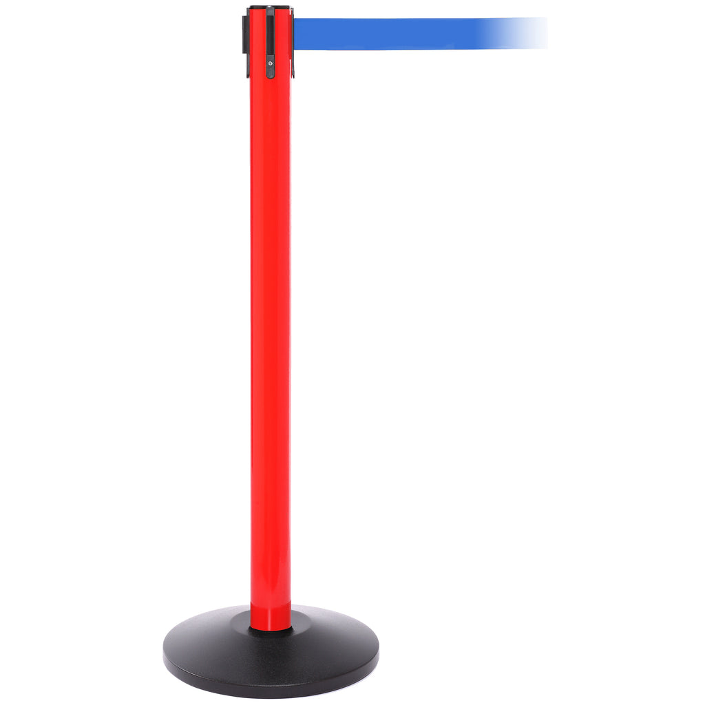 SafetyPro 250 3.4m x 50mm Belt Barrier System (Red / Blue)