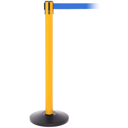 SafetyPro 250 3.4m x 50mm Belt Barrier System (Yellow / Blue)