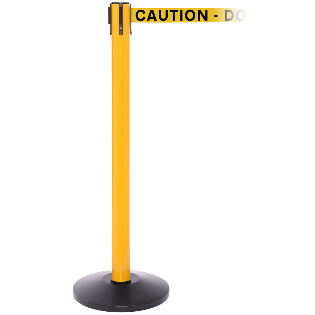 SafetyPro 250 3.4m x 50mm Belt Barrier System (Yellow / Caution Do Not Enter | Yel-Blk)