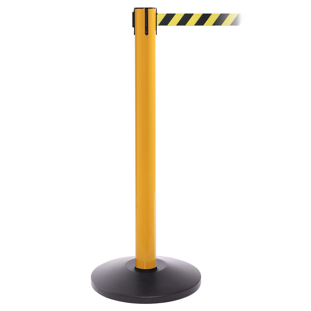 SafetyPro 300 4.9m x 50mm Belt Barrier System (Yellow / Black Chevron)