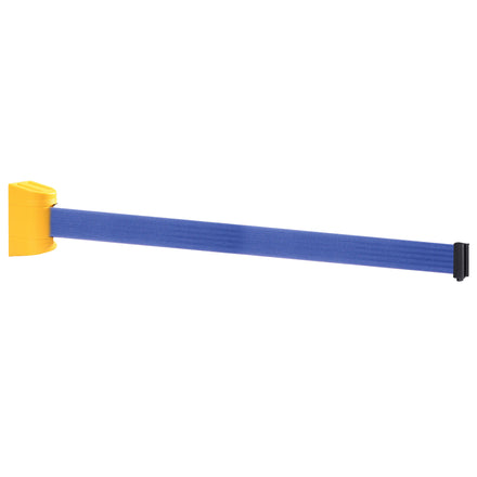 WallPro 300 50mm Wall Mounted Belt Barrier System (2.3m / Yellow / Blue)