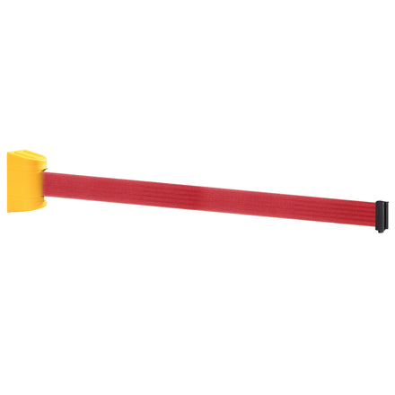 WallPro 300 50mm Wall Mounted Belt Barrier System (2.3m / Yellow / Red)